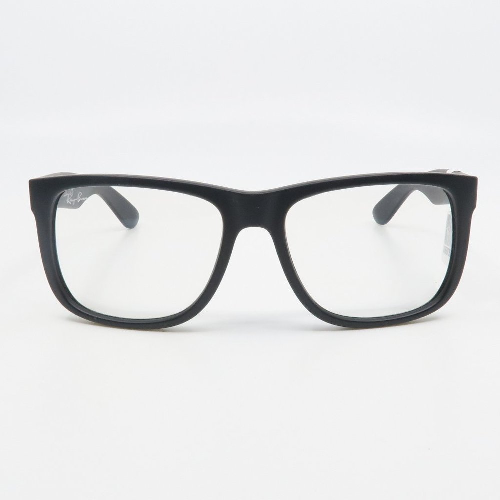 RB 4165 622/5X Ray-Ban New Matte Black/ Clear Justin Glasses with case - Picture 2 of 5
